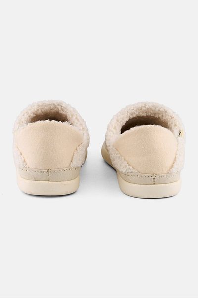 Toms Women Ezra Natural Faux Slip On Slippers, White