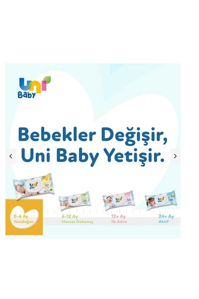 Uni Baby Newborn Wet Wipes 24 Pack 960 Sheets