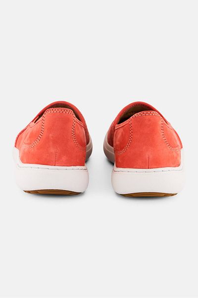 CLARKS Women Standard Nalle Violet Slip On Casual Shoes, Dark Orange