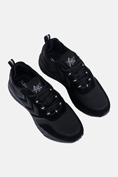 hummel Men Marathona Reach Lx Tonal Lace Up Running Shoes, Black