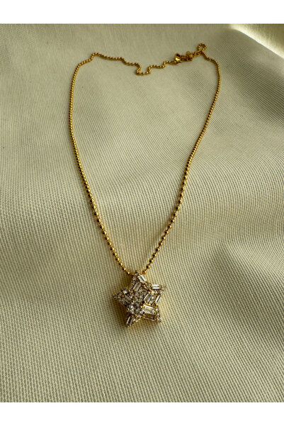 bijutericim Jewelled Star Necklace
