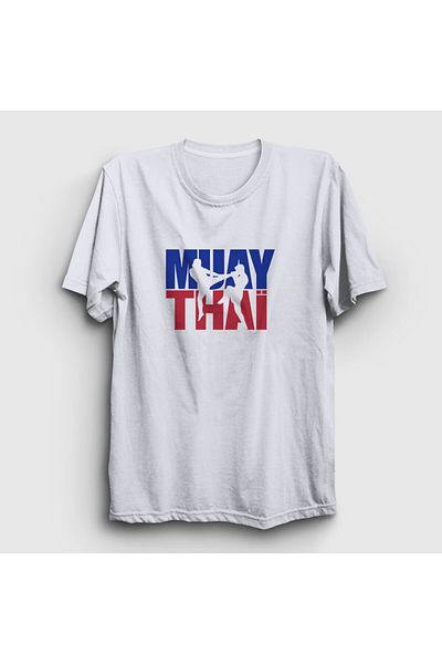 Presmono Unisex Λευκό T-Shirt MMA UFC Muay Thai - 454850 TT