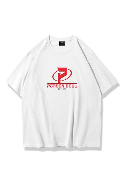 Trendiz Unisex Person Soul Tshirt Λευκό