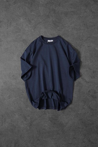 Slatra Ανδρικό μπλουζάκι Indigo Basic Oversize