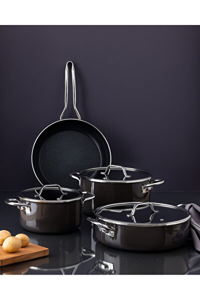 Madame Coco Titanium Enamel - Comfortable Cookware Set