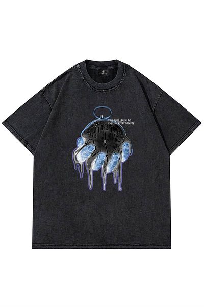 Trendiz Μπλουζάκι Unisex Time Flies που πλένεται