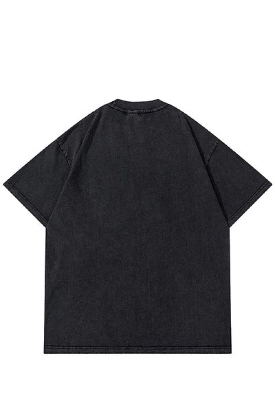 Trendiz Μπλουζάκι Unisex Darkside Washed Grey