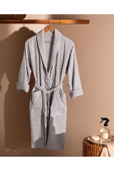Madame Coco Roesia Shawl Collar Women's Bathrobe