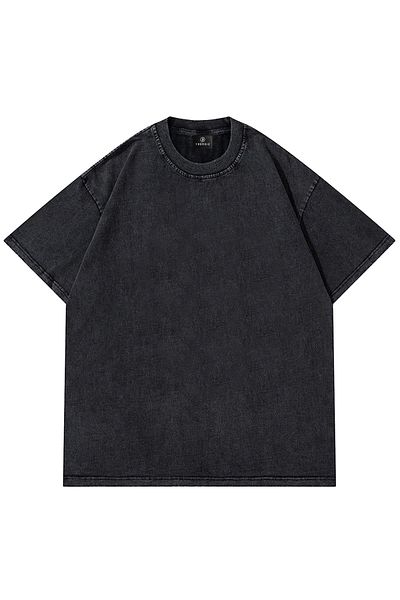 Trendiz Anthracite Unisex Nahui Washable T-Shirt