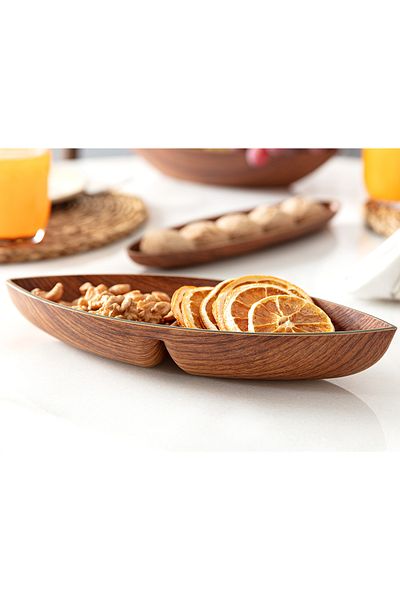 Madame Coco Avignon Two Compartment Snack Bowl