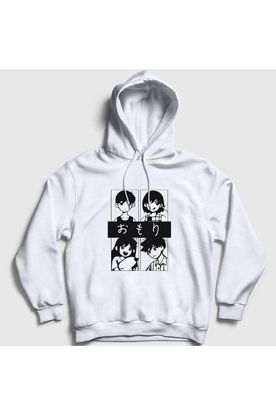 Presmono Φούτερ Aubrey Hero Unisex με λευκή κουκούλα 481367 ττ