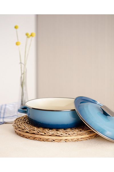 Madame Coco La Garde Short Pot - Blue - 24 cm