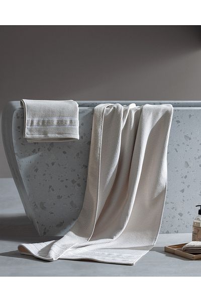 Madame Coco Σετ Πετσέτες Renier Beige - 100% Βαμβάκι - Πολυτελής Συλλογή