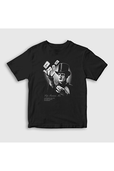 Presmono Crni unisex dečji T-shirt - Magija života Magičar Magija Magičar 485...