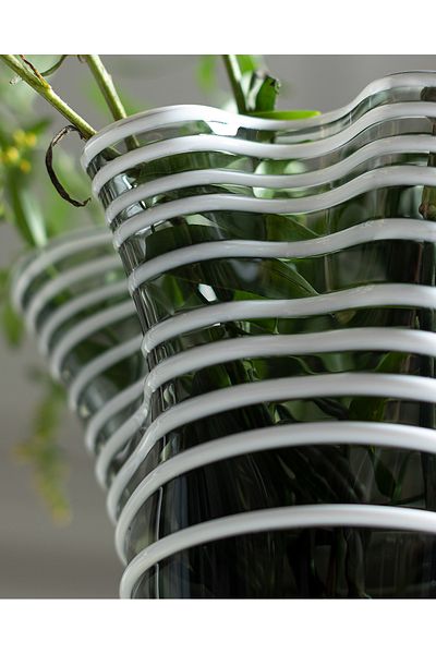 Madame Coco Honfleur Glass Vase - Medium Size Handmade
