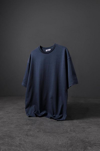Slatra Ανδρικό μπλουζάκι Indigo Basic Oversize