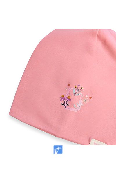 Kardelen Butik Denizli 100% Cotton Double Layer Baby Girl Combed Cotton Beret (0-18 Months)