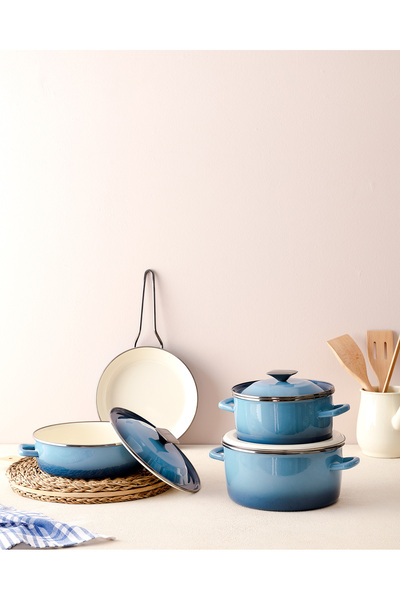 Madame Coco La Garde Deep Pot - Blue - 24 cm