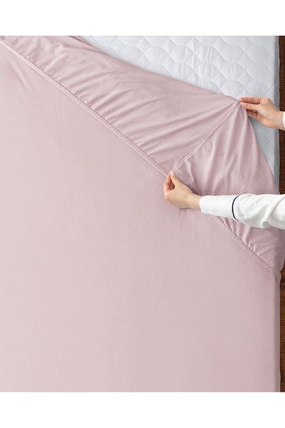 Madame Coco King Size - 100% Cotton Elastic Combed Bed Sheet