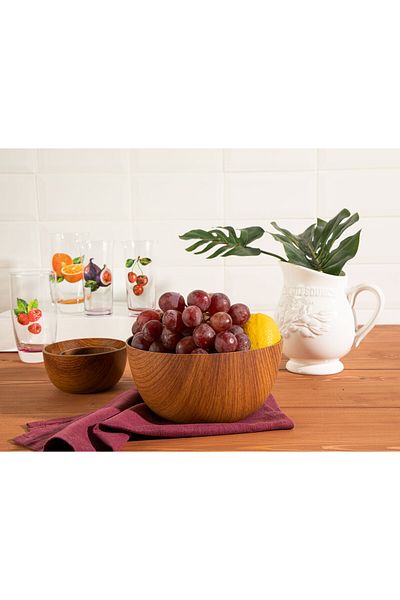 Madame Coco Renard Yvette Round Bowl - Earth