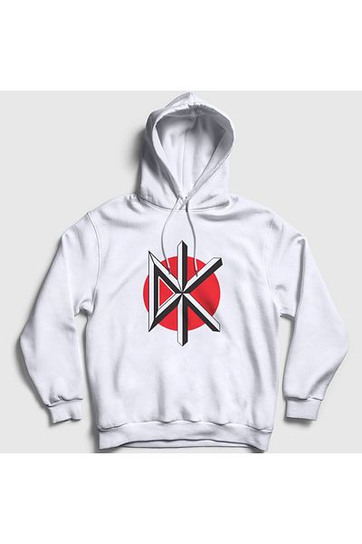 Presmono Φούτερ Dead Kennedys Unisex με λευκή κουκούλα - 491208 ττ