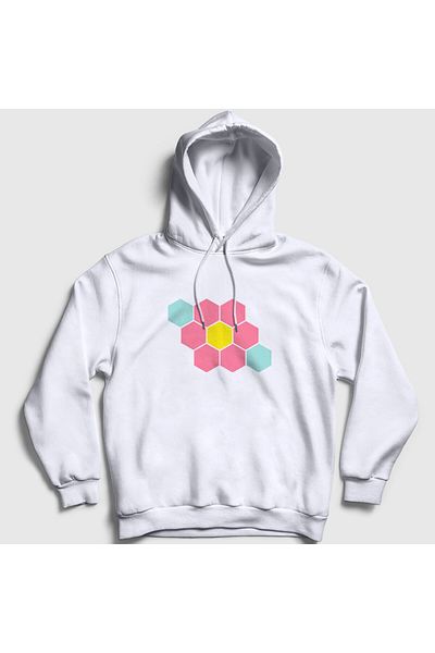 Presmono Zoe Lee Miracle Unisex φούτερ με λευκή κουκούλα - Πασχαλίτσα, Θαυματουργή Πασχαλίτσα 488227 ττ