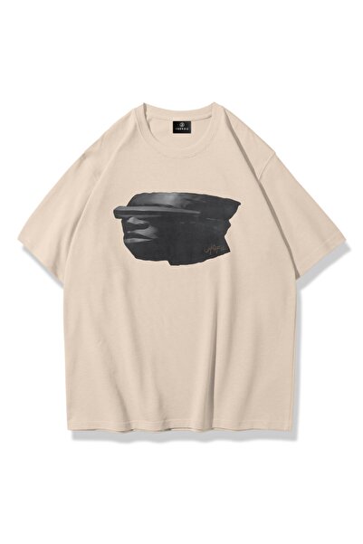 Trendiz Tricou unisex Travis Scott Utopia Face - Stone
