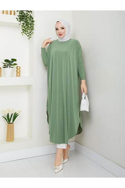 MODAMÜNASİP Much Wanted Wonderful Sandy Oval Tunik