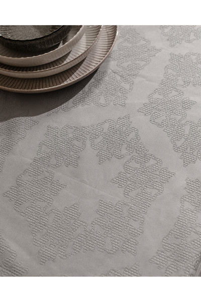 Madame Coco Lavinia Masa Örtüsü - Gri - 160x230 Cm