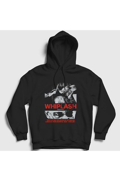 Presmono Унисекс черен суитшърт с качулка Whiplash Drummer Movie - Good Job 480361tt