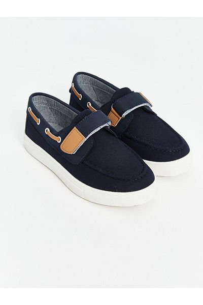 LC Waikiki Lcw Steps Navy Blue Velcro Boys Classic Shoes