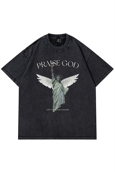 Trendiz Unisex triko Chvála Bohu pratelné antacidové tričko