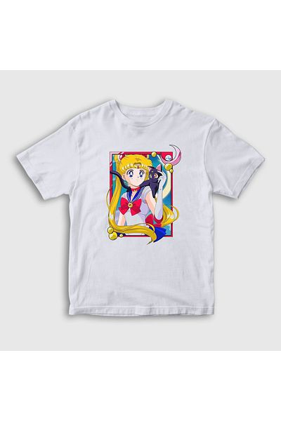Presmono Unisex Παιδικό T-Shirt - Serena Usagi, Sailor Moon, Moon Warrior Pattern 487502 ττ