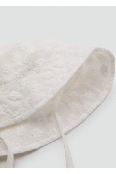 MANGO Baby İşlemeli bucket şapka