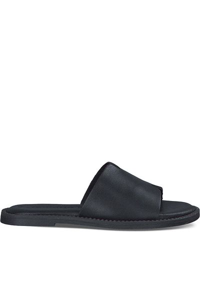 Tamaris Black Slippers Womens Shoes