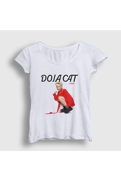 Presmono Tricou alb Candy Doja Cat - Femei 489488 tt