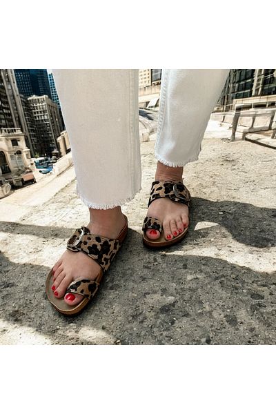 COMFORT OF PANTOFOLE Leopard Slippers