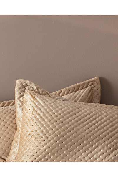 Madame Coco Boulogne Çift Kişilik Yatak Örtüsü - Toprak