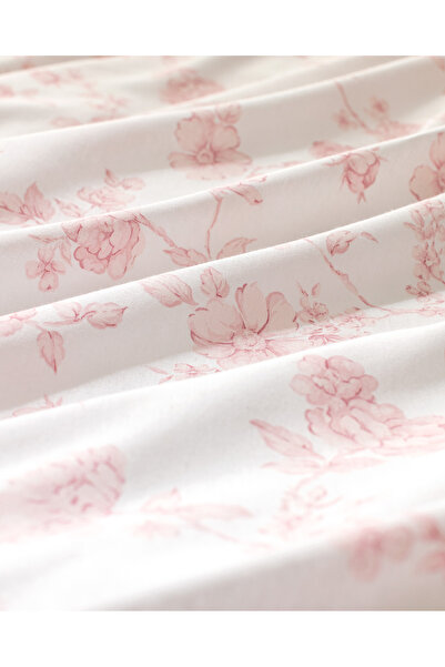 Madame Coco Σετ παπλωματοθήκης Tiny King Size Ranforce Printed - 100% βαμβάκι, πούδρα