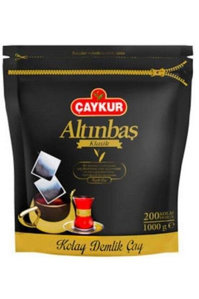 Çaykur Altınbaş Classic Black Teapot Tea Bag 4 Pack 200 X 5 g
