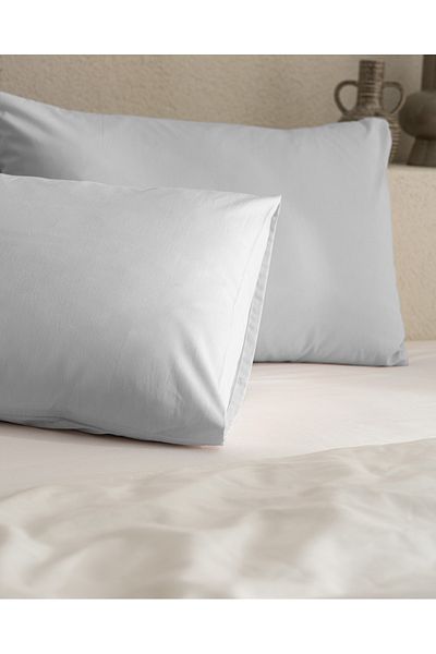 Madame Coco Manon 100% Cotton Pillowcase Set - Gray