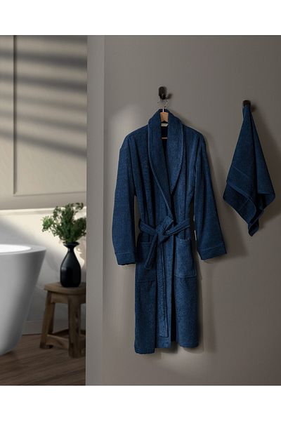 Madame Coco Avril Unisex Bathrobe Set - Şalyaka