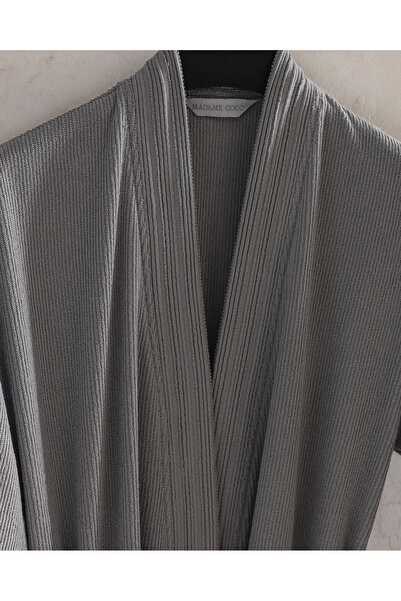 Madame Coco Μπουρνούζι Unisex Stripe Kimono 100% Cotton Hotel Collection