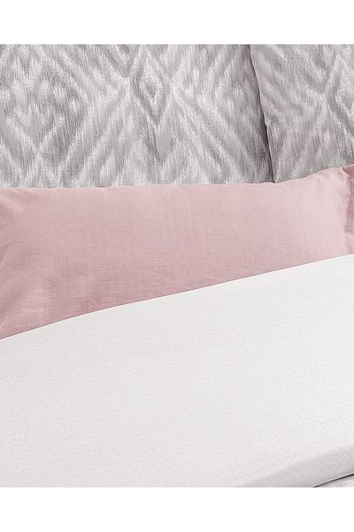 Madame Coco Darcia Single 100% Cotton Ranforce Printed Duvet Cover Set - Gray