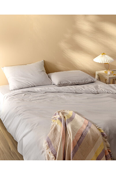 Madame Coco Carla Tek Kişilik Lastikli Yıkamalı Nevresim Takımı