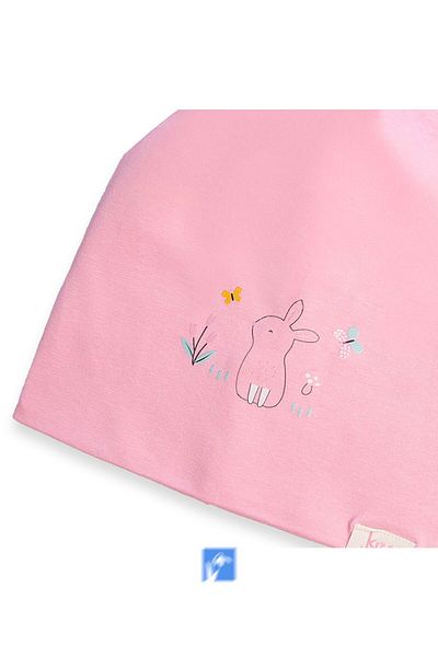 Kardelen Butik Denizli 100% Cotton Double Layer Baby Girl Combed Cotton Beret (0-18 Months)