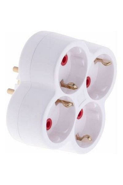 KL HOME Electrical Socket 4 Plug Socket Multiplier