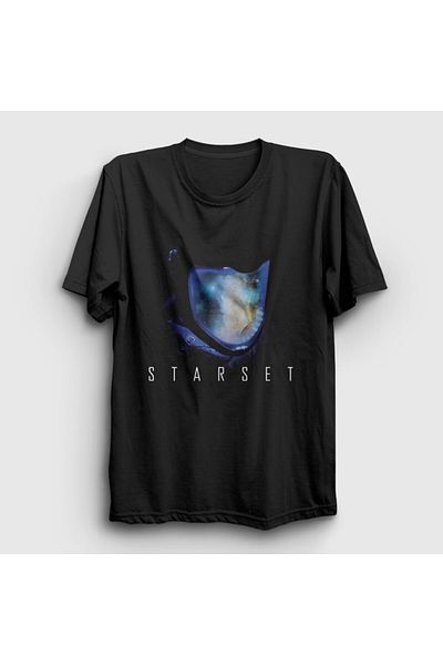 Presmono Μαύρο μπλουζάκι Transmissions Music Starset Unisex - 493690 ττ