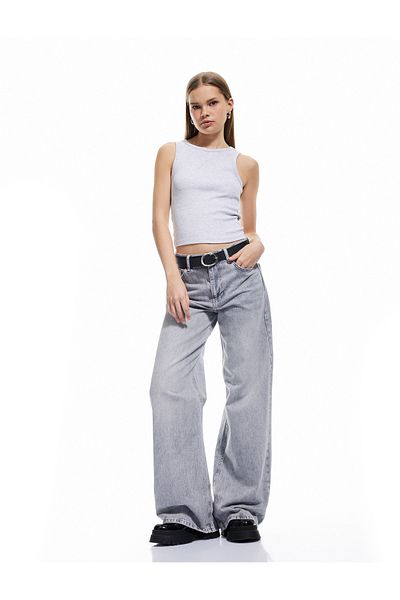 Koton Crew Neck Sleeveless Slim Fit Basic Women's Undershirt