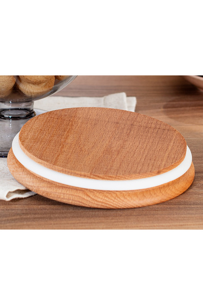 Madame Coco Marion Ahşap Kapaklı Saklama Kabı 1600ml